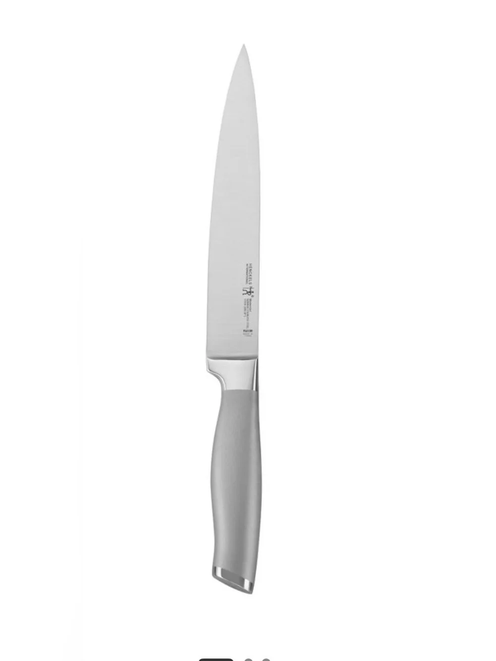 Heckels International Modernist Forged 8” carving knife, satin finish fine edge